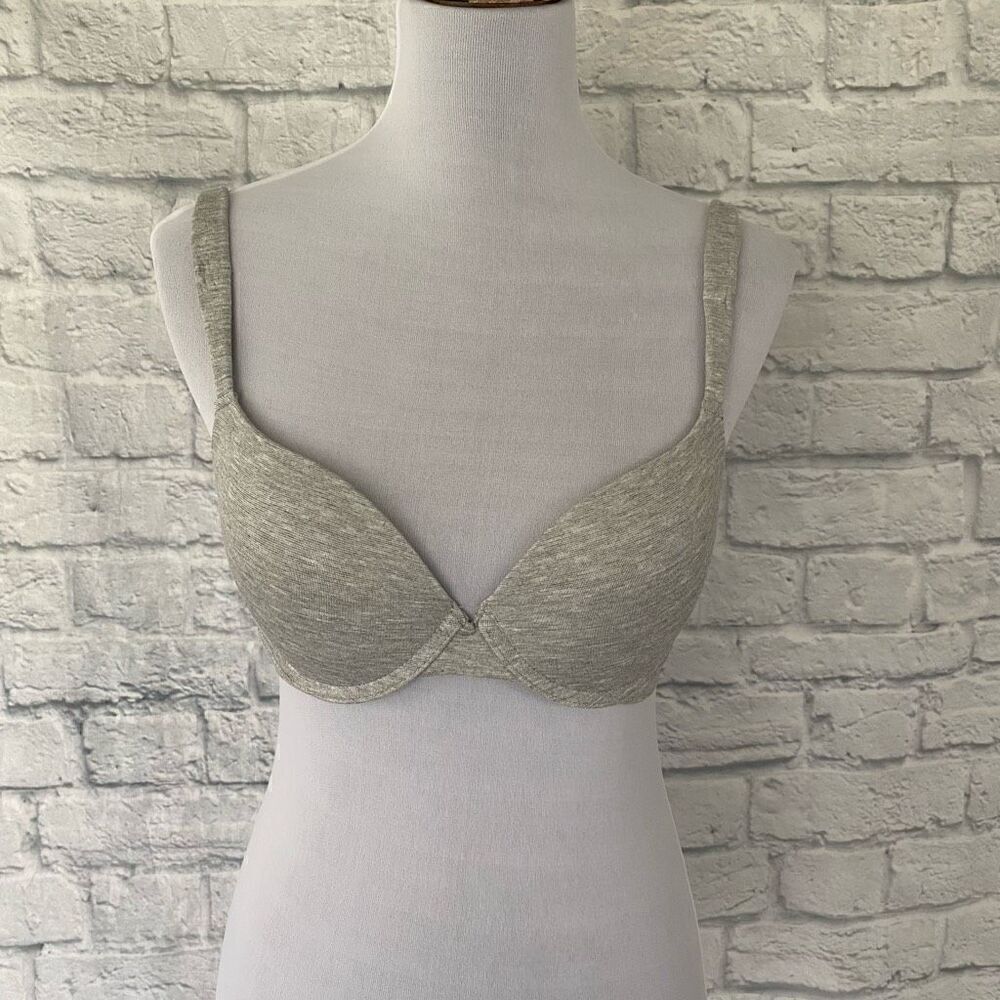 Nautica intimates push up bra w/adjustable strap 36B brand new grey